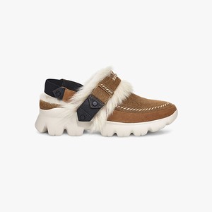 Ugg Fluff Punk Trainer Gymnastikskor Dam Bruna (132579JSR)